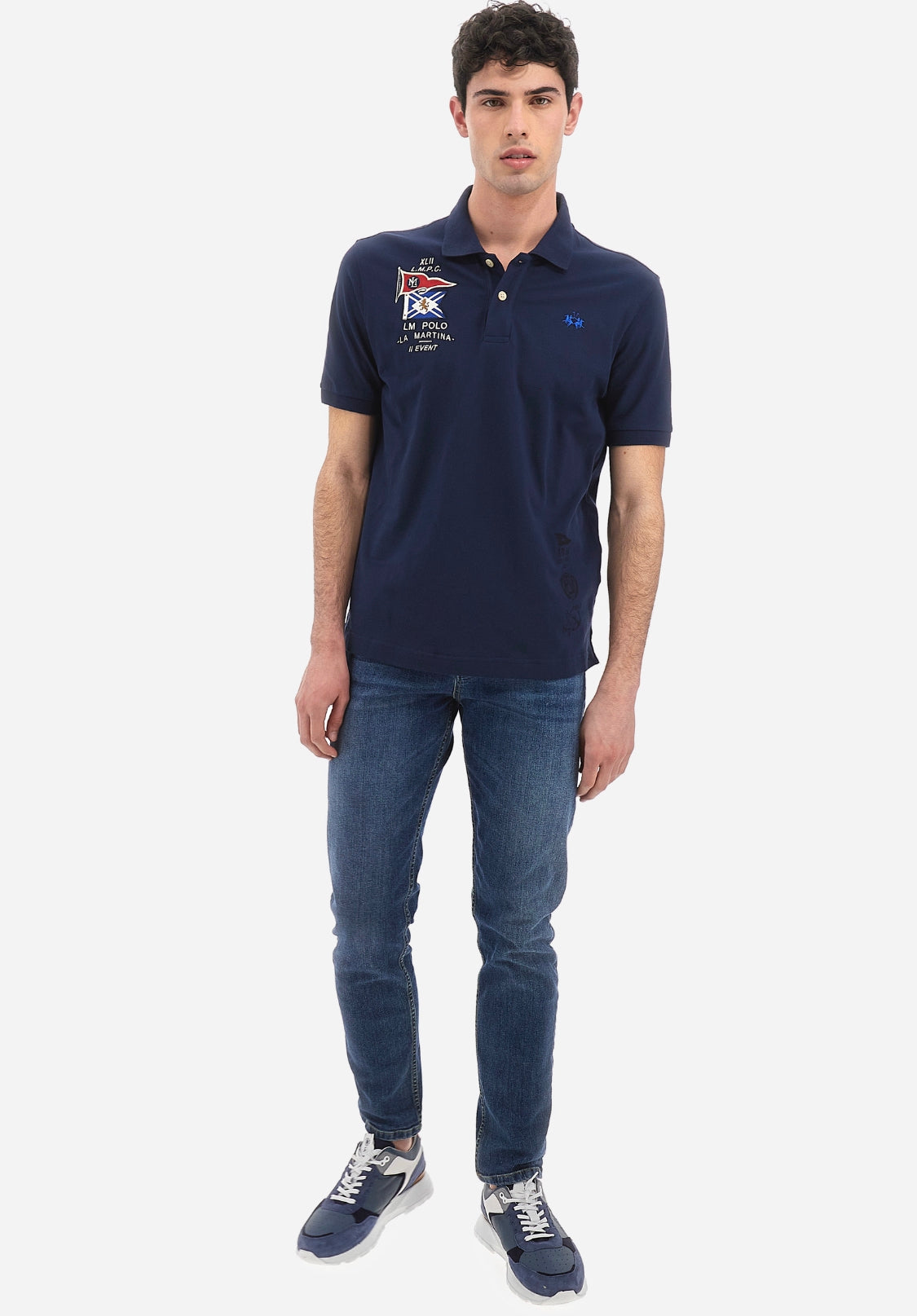 La Martina man Polo T-Shirt Piquet VMP330