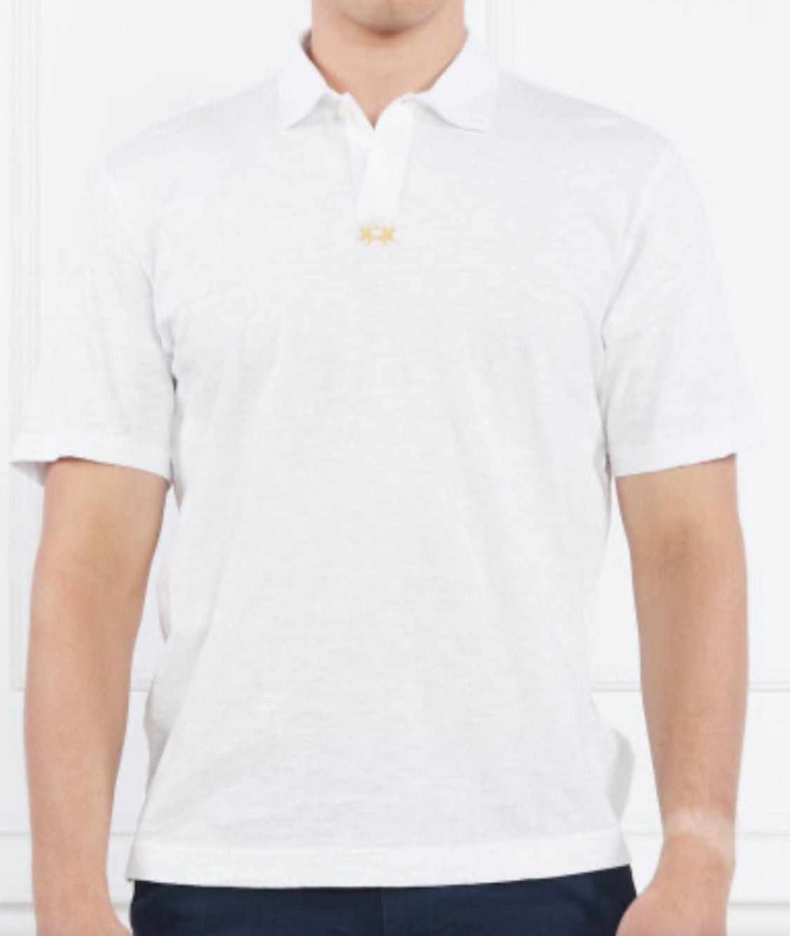 La Martina man BASIC Polo T-Shirt SLUB JERSEY Small Logo CCMP05