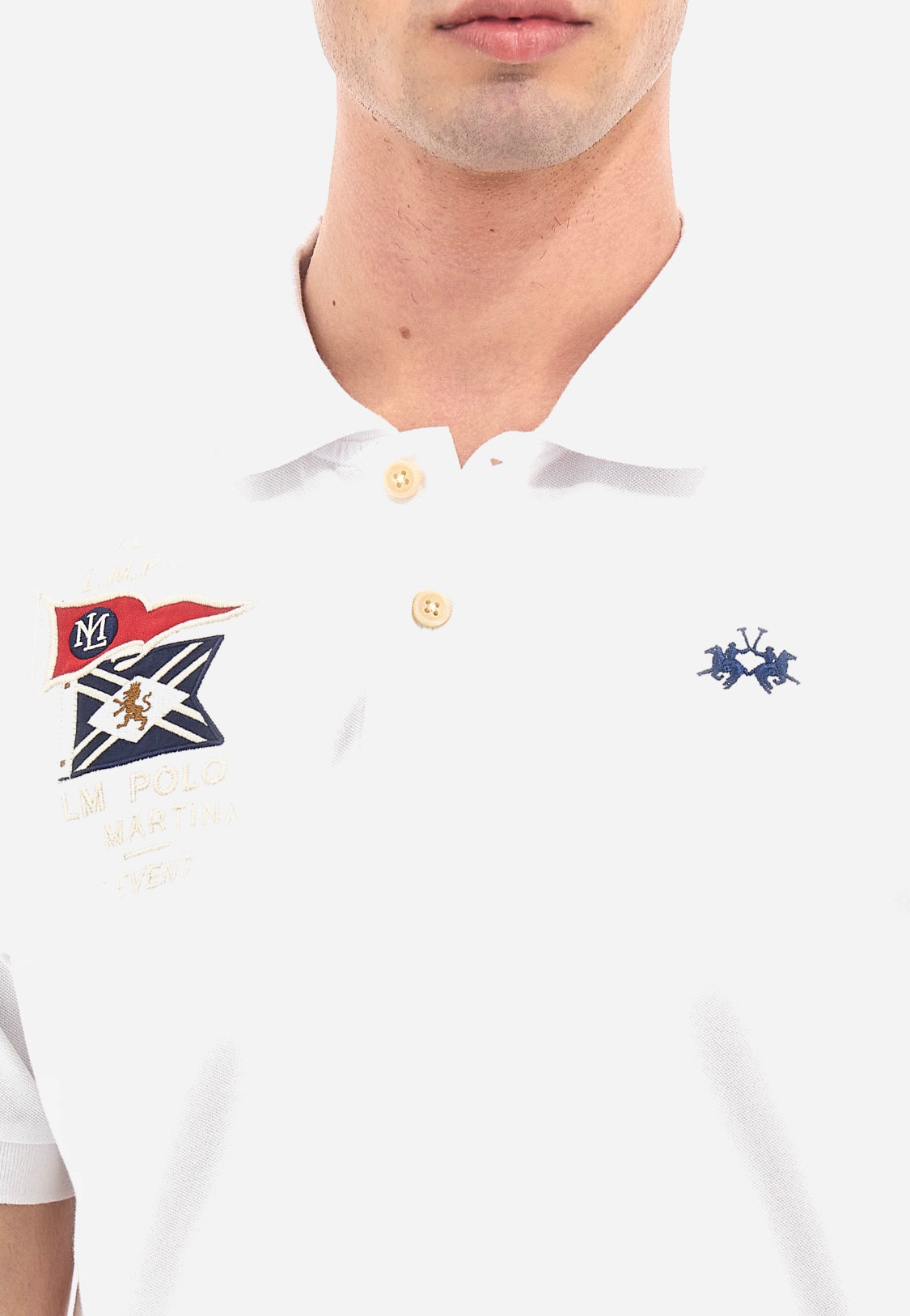 La Martina man Polo T-Shirt Piquet VMP330