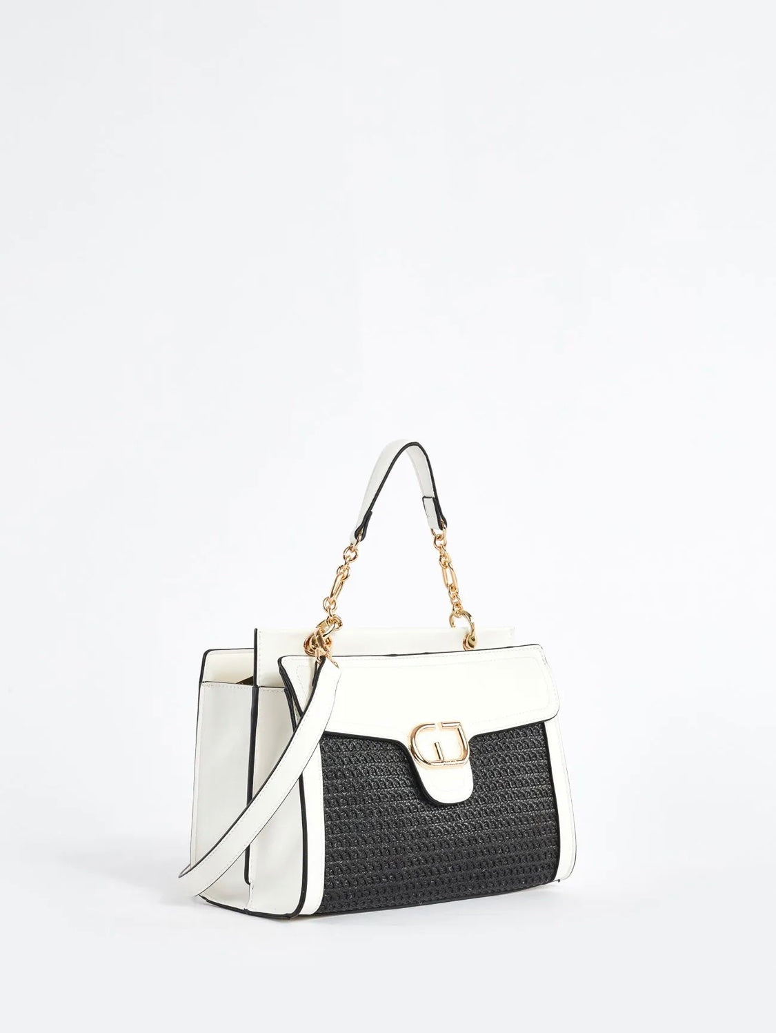 Gaudi Black and White Lady Bag V3AE-11038