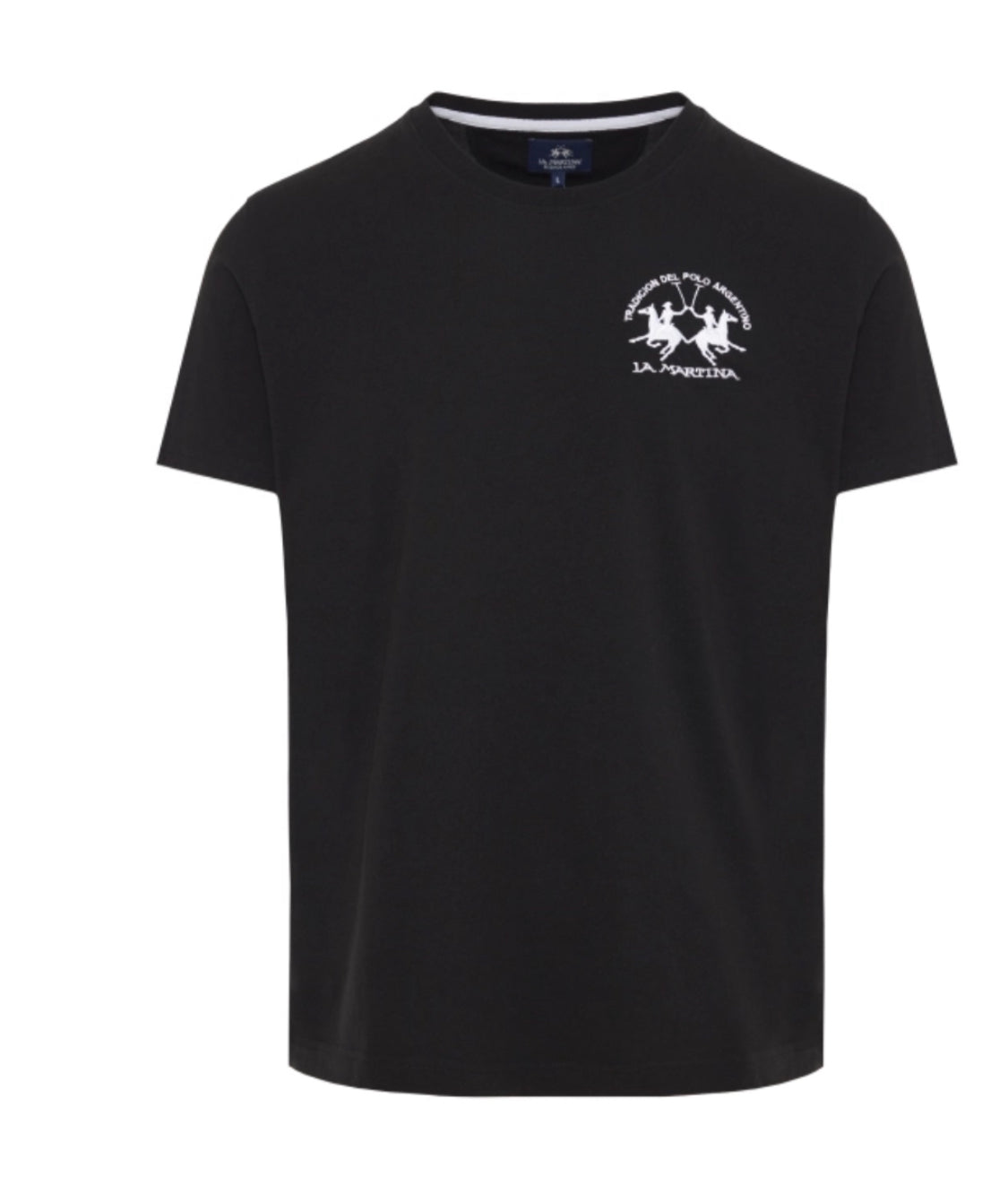 La Martina MAN T-Shirt JERSEY logo on the side