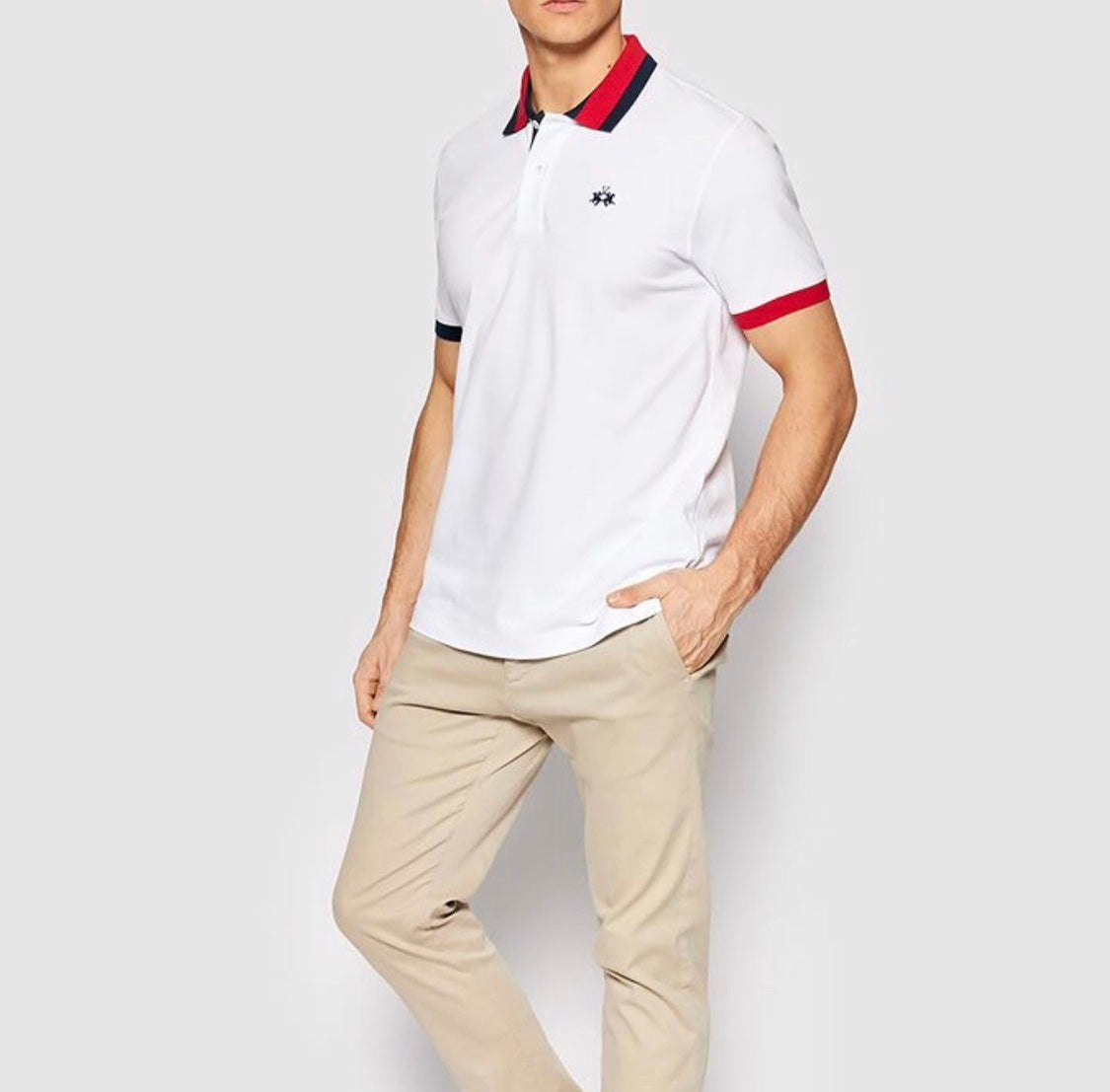 La Martina Men's Polo Dual Color TMP008