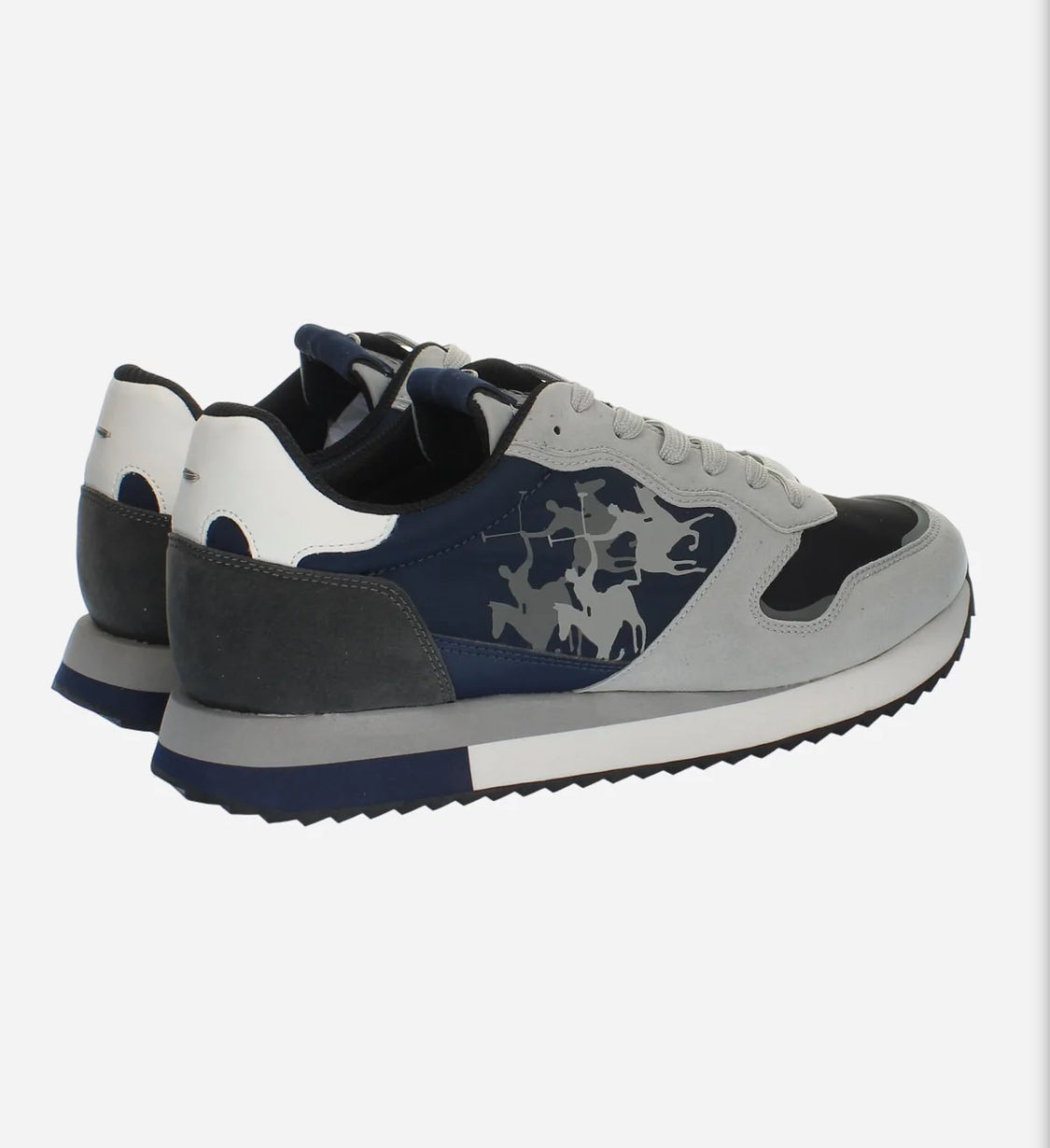 LA MARTINA men's trainers with two-tone platform soles