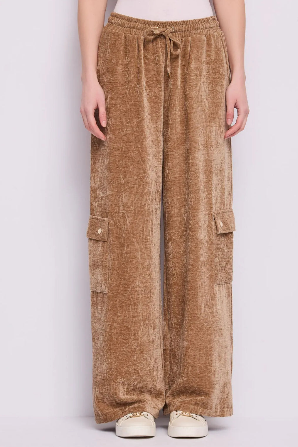 GAUDI Women’s cargo trousers with drawstring 621BD25030