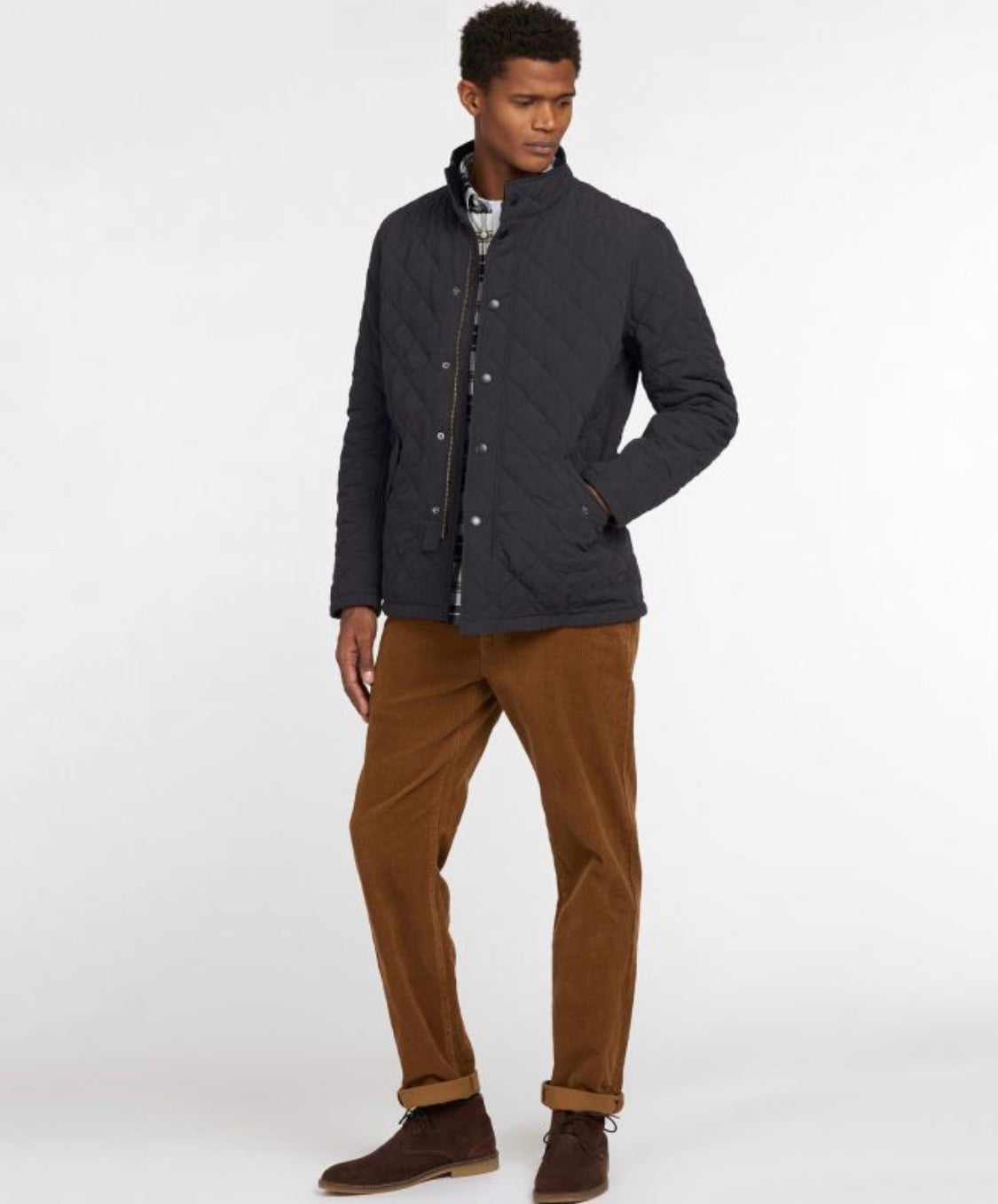 BARBOUR MAN SHOVELER QUILTED JACKET MQU0784