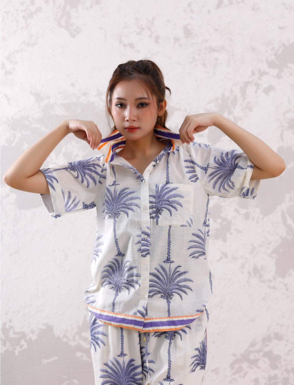 Isla woman top shirt 35749 100% cotton