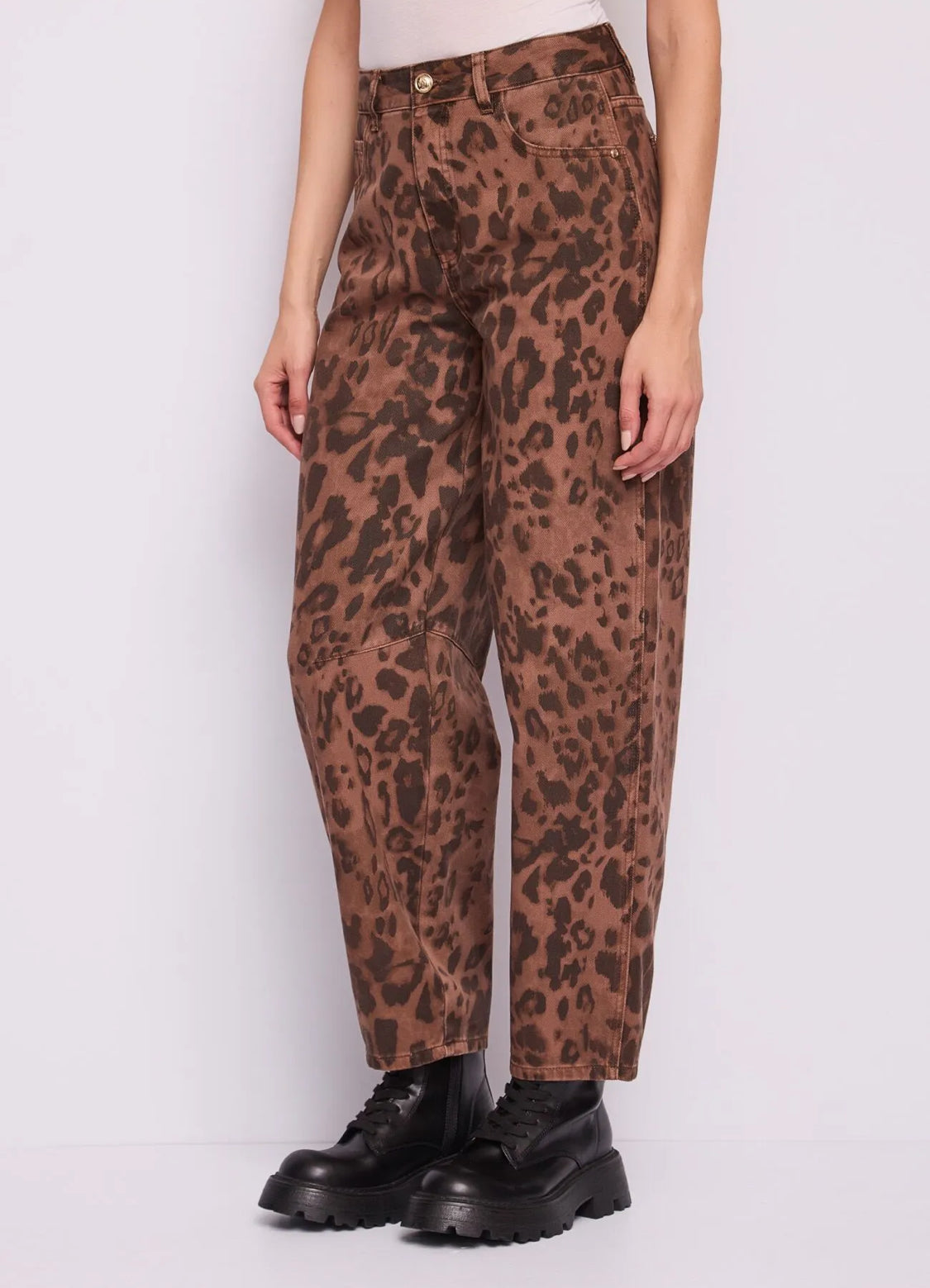 Gaudi  Women’s printed drill trousers 621BD25016