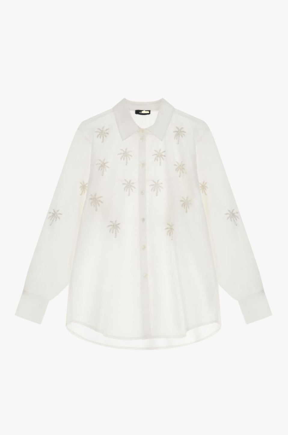 Dixie PALM PRINT SHIRT WITH CLASSIC COLLAR