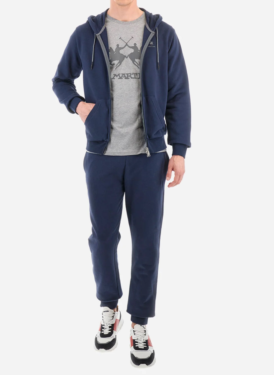 LA MARTINA MAN FLEECE BASIC PANT CONTON CCMT03