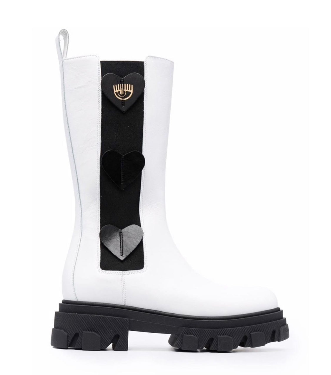 CHIARA FERRAGNI WHITE BOOTS 64%