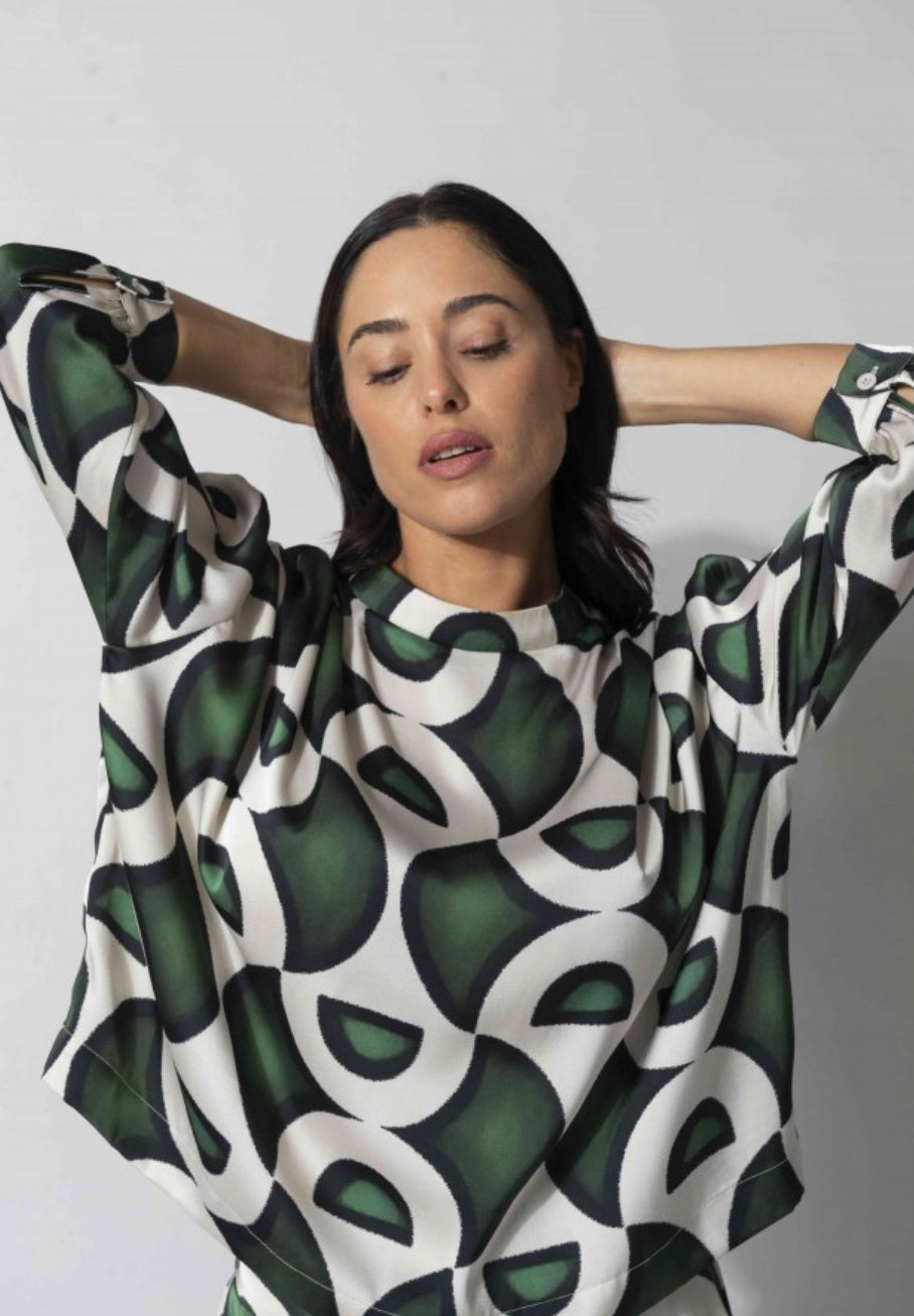 ANONYME BLOUSE WITH LONG SLEEVES A144FT009