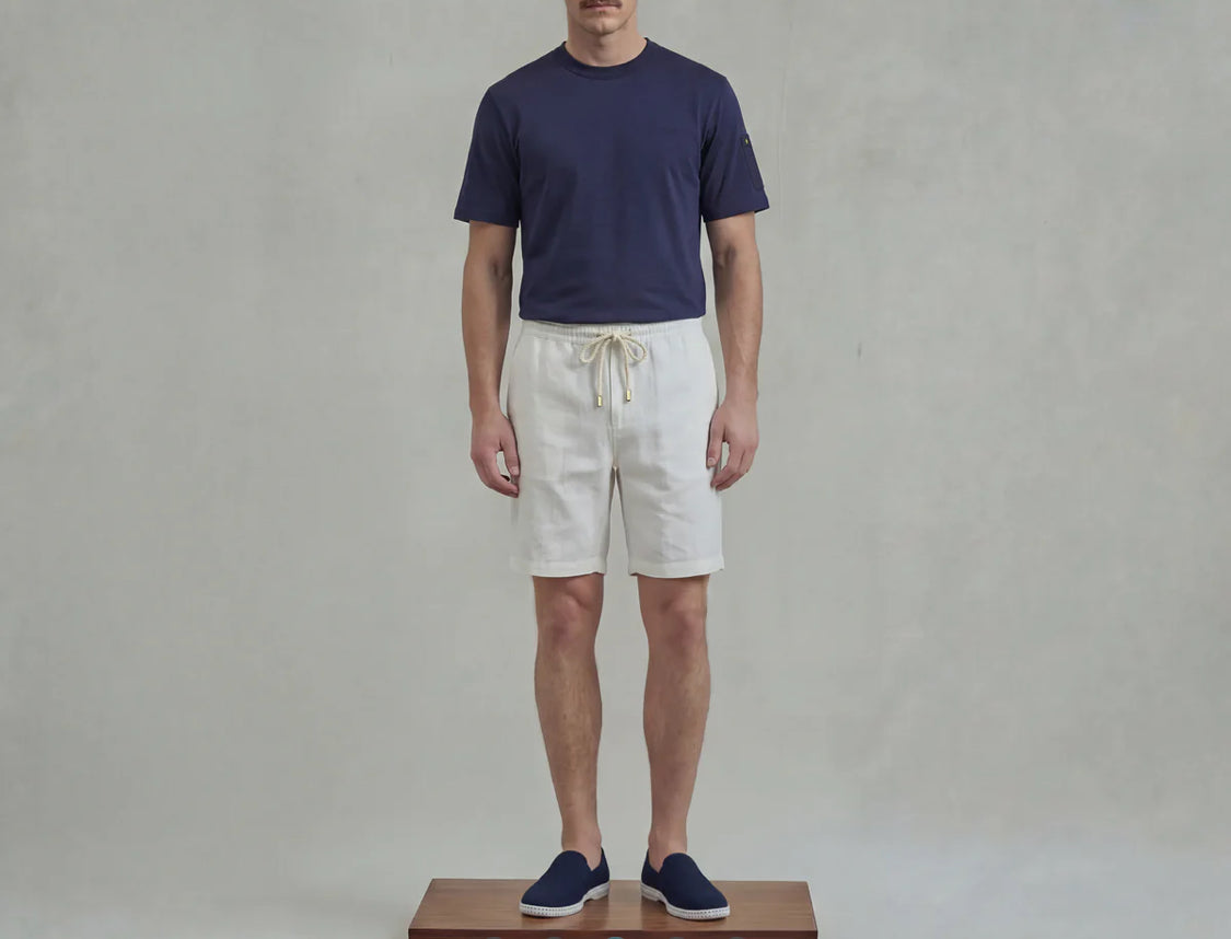 Rivieras AVEIRO
White linen shorts with Drawstring