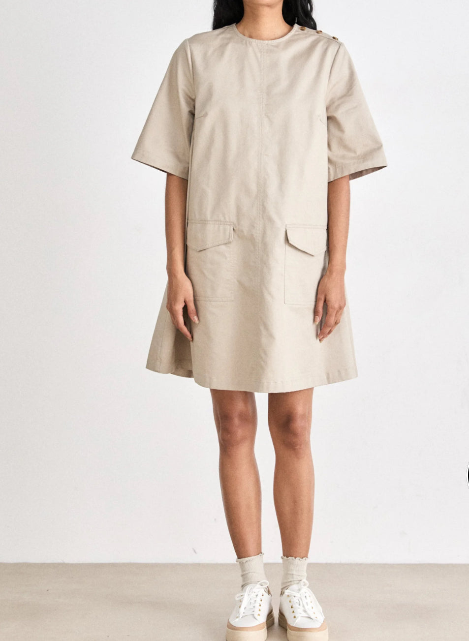 BARBOUR LUNA COTTON SWING MINIDRESS 50%