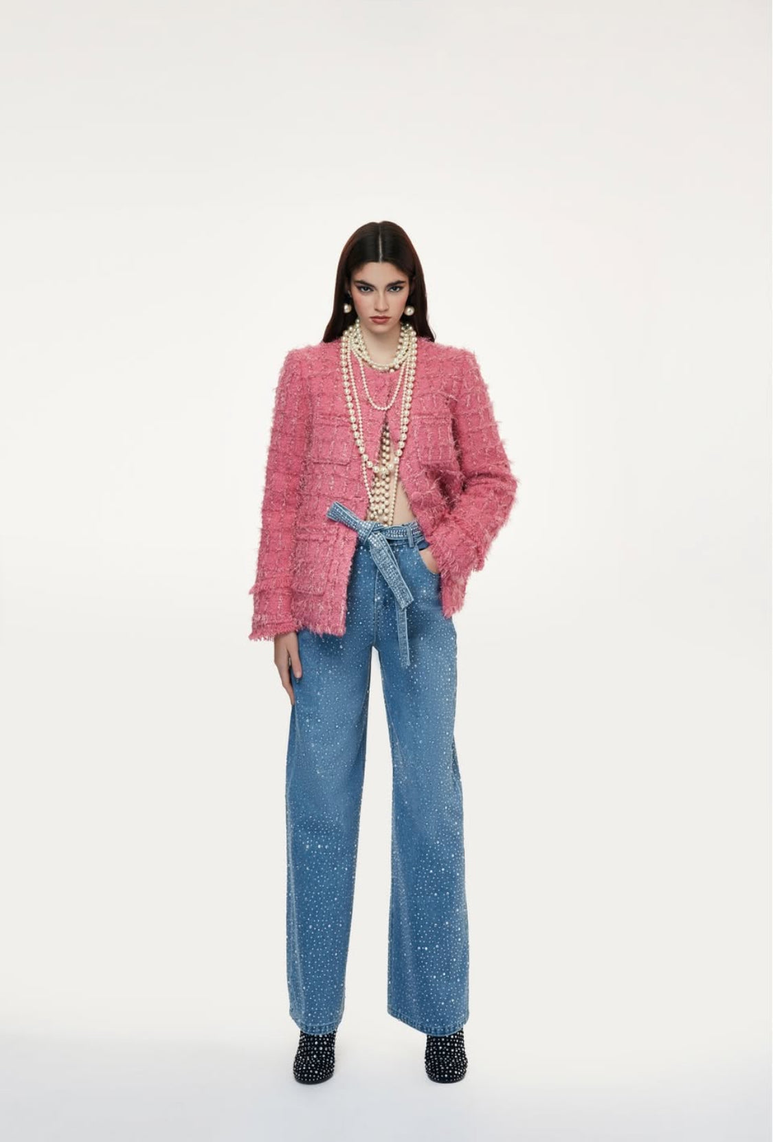 ODI ODI WOOL TWEED BLAZER MESOLA