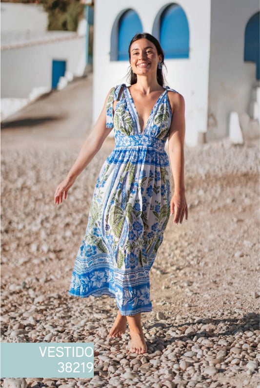 Isla Bonita dress 38219 100% cotton