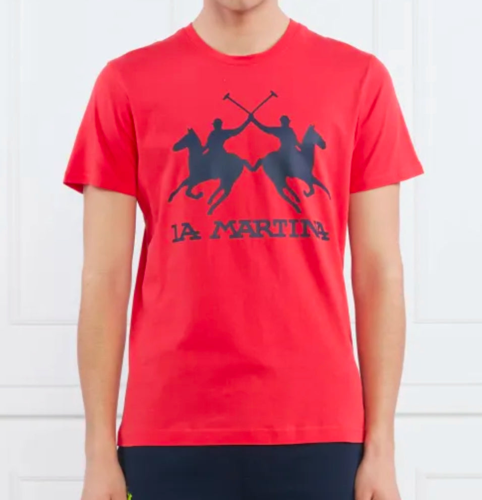 LA MARTINA MAN Regular-fit cotton T-shirt YMR322