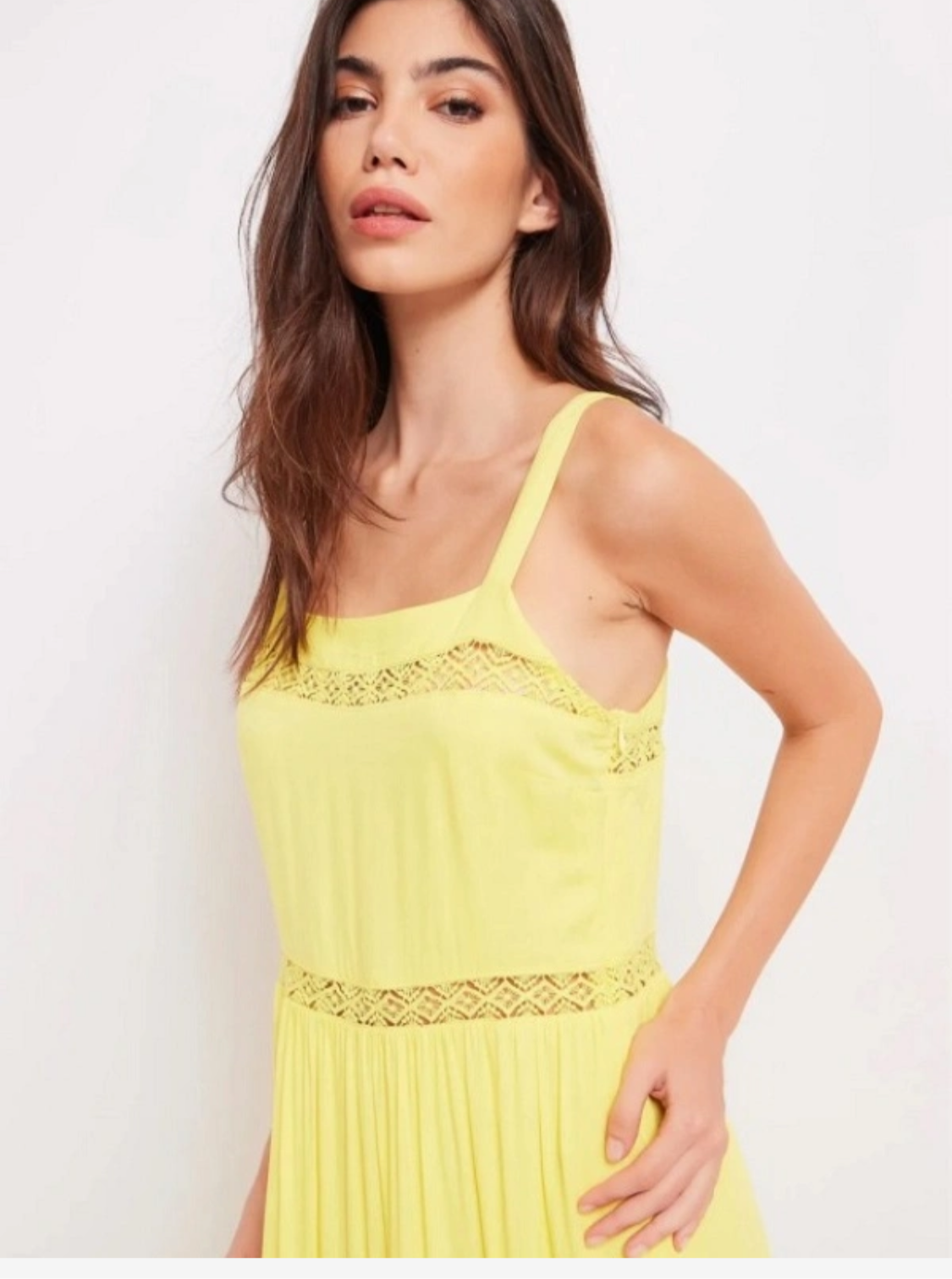 GAUDI WOMAN LONG DRESS YELLOW 411BD15010