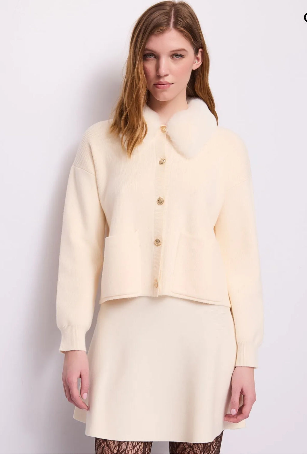 GAUDI Women’s knitted jacket with buttons 621BD33001