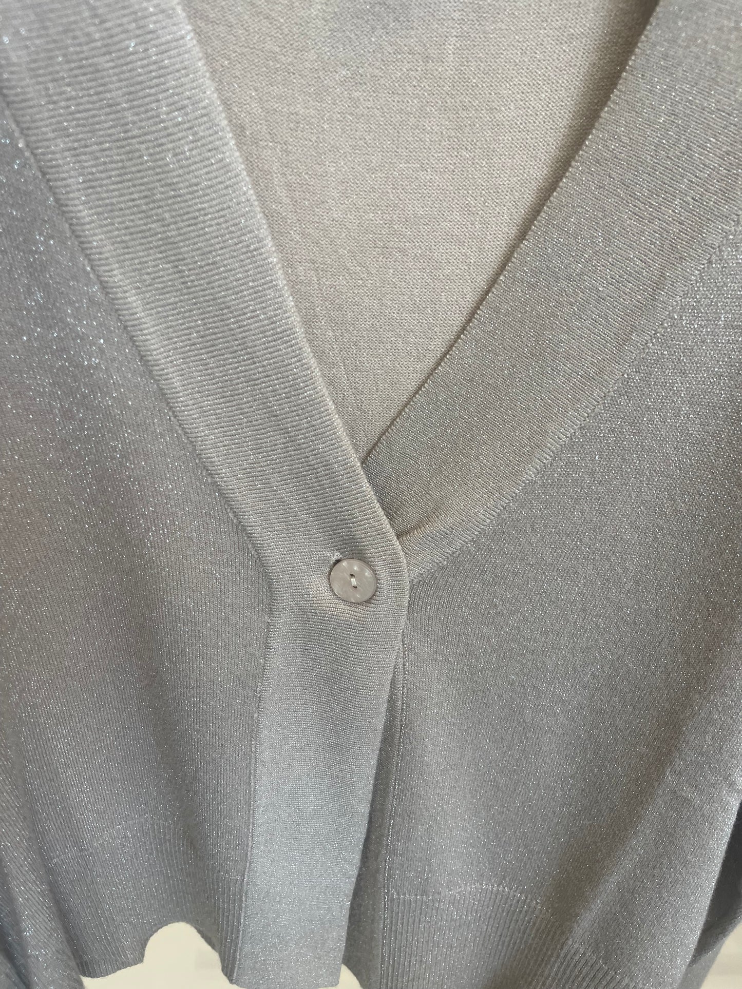 ANONYME LUREX VISCOSE KNITWEAR CARDIGAN KF5010