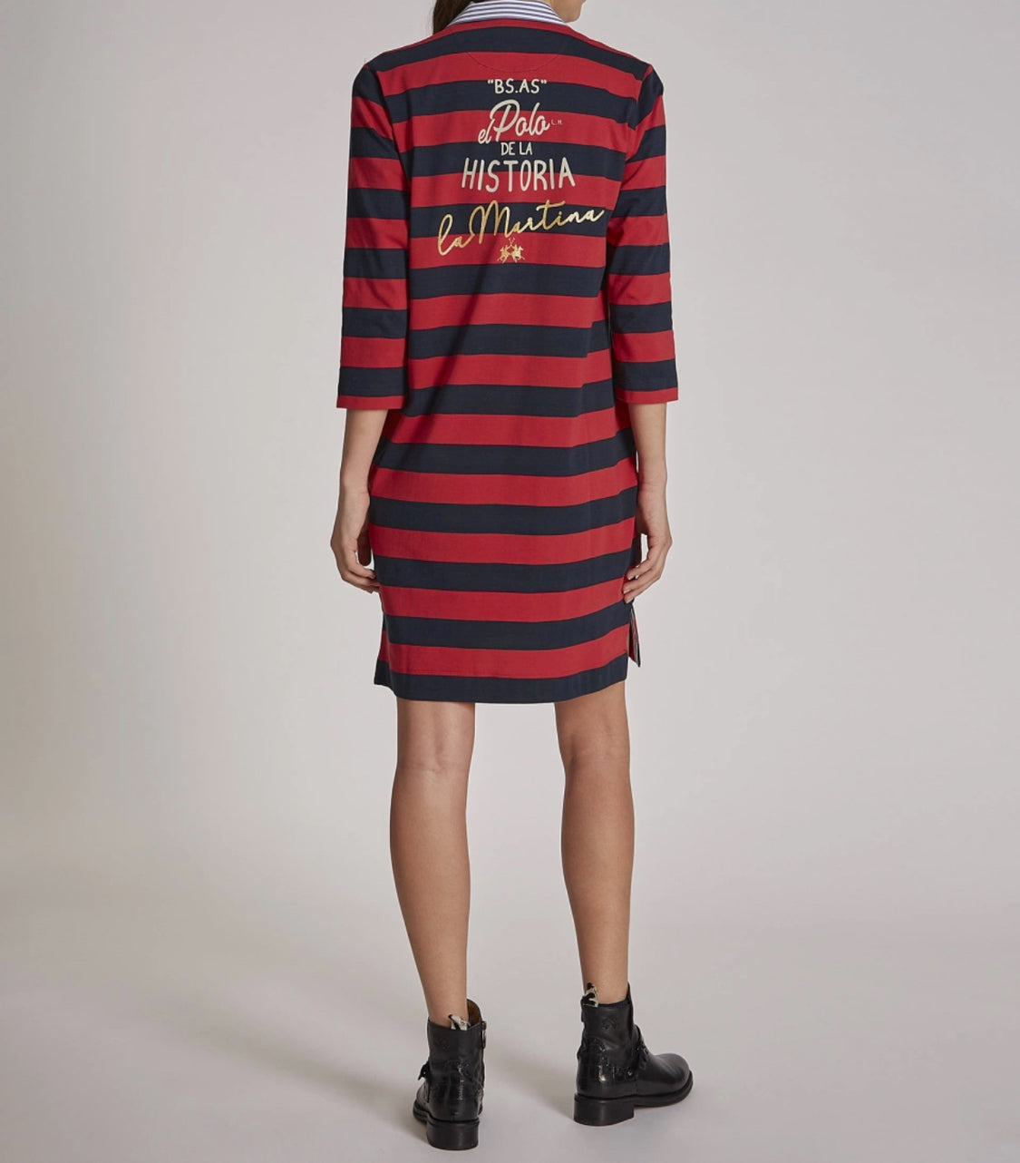 LA MARTINA WOMAN RUGBY DRESS SLEEVES TWD603
