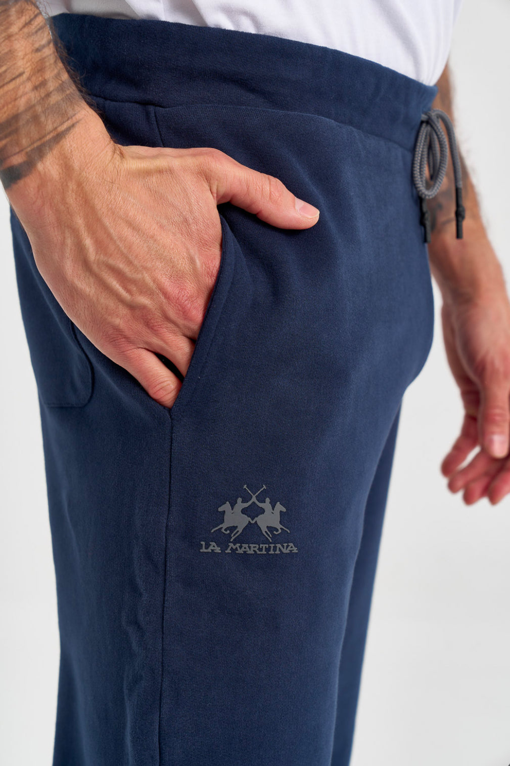 LA MARTINA MAN FLEECE BASIC PANT CONTON CCMT03