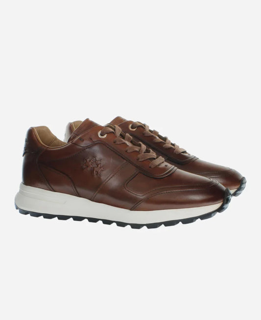 LA MARTINA Men's leather sneakers - Brim