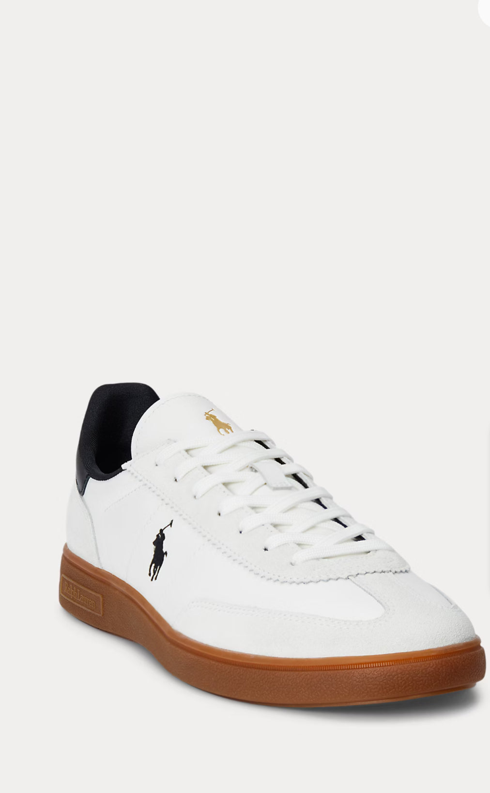 RALPH LAUREN Bedford Leather-Suede Trainer  men-woman-children