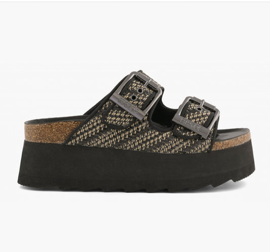 COLORS OF CALIFORNIA IRVI
METALLIC RAFFIA PLATFORM