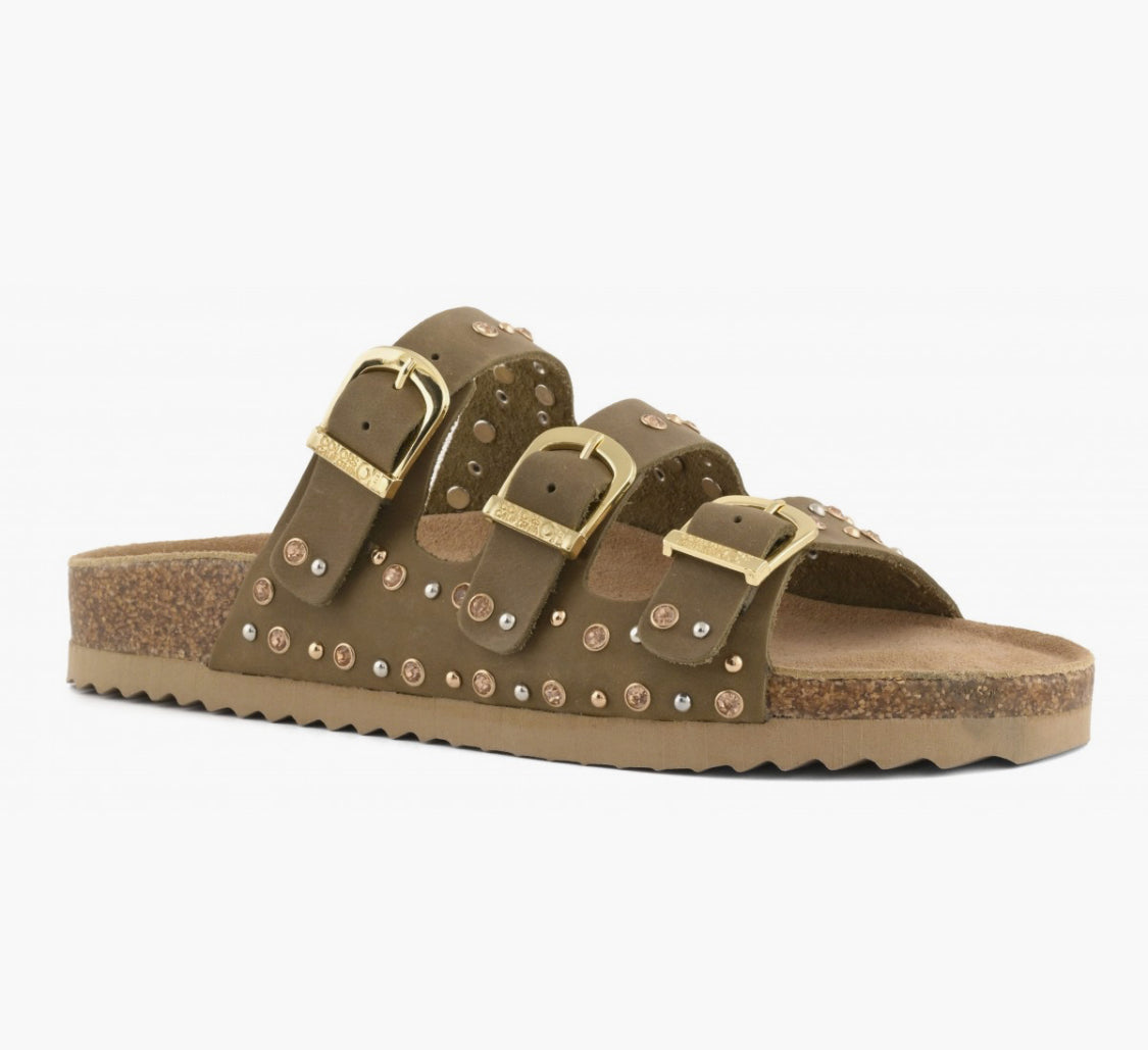 Colors of California SLOFI
NUBUCK SANDAL WITH RHINESTONES
HC.BIO601
