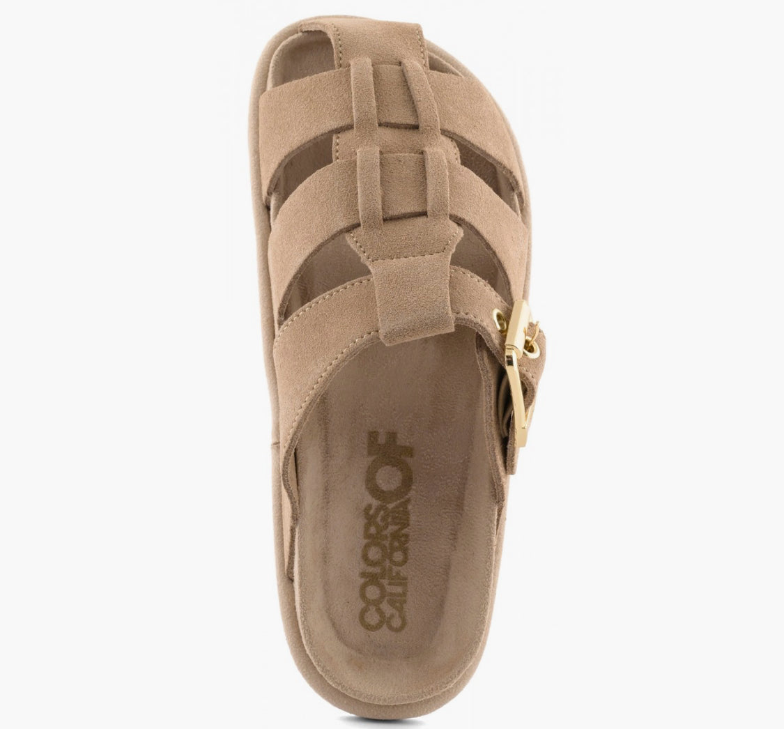 Colors of California slofiw suede sandal HC.BIOW601