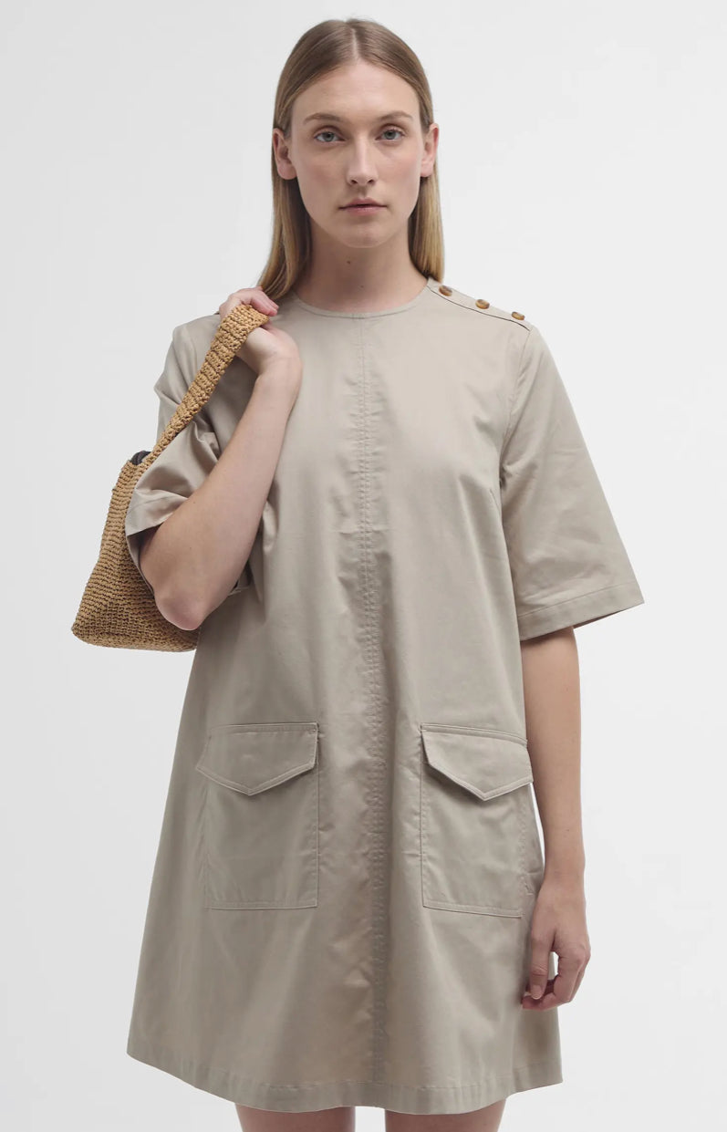 BARBOUR LUNA COTTON SWING MINIDRESS 50%