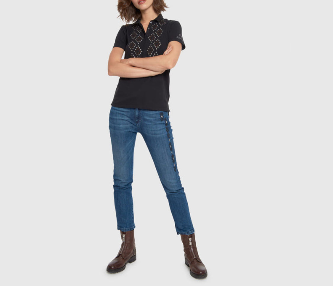 LA MARTINA WOMAN POLO PIQUET No STRETCH