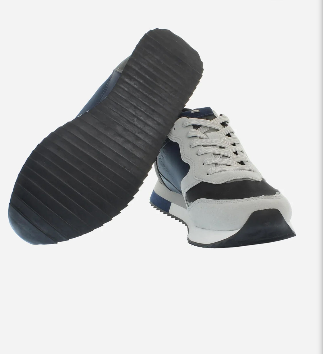 LA MARTINA men's trainers with two-tone platform soles