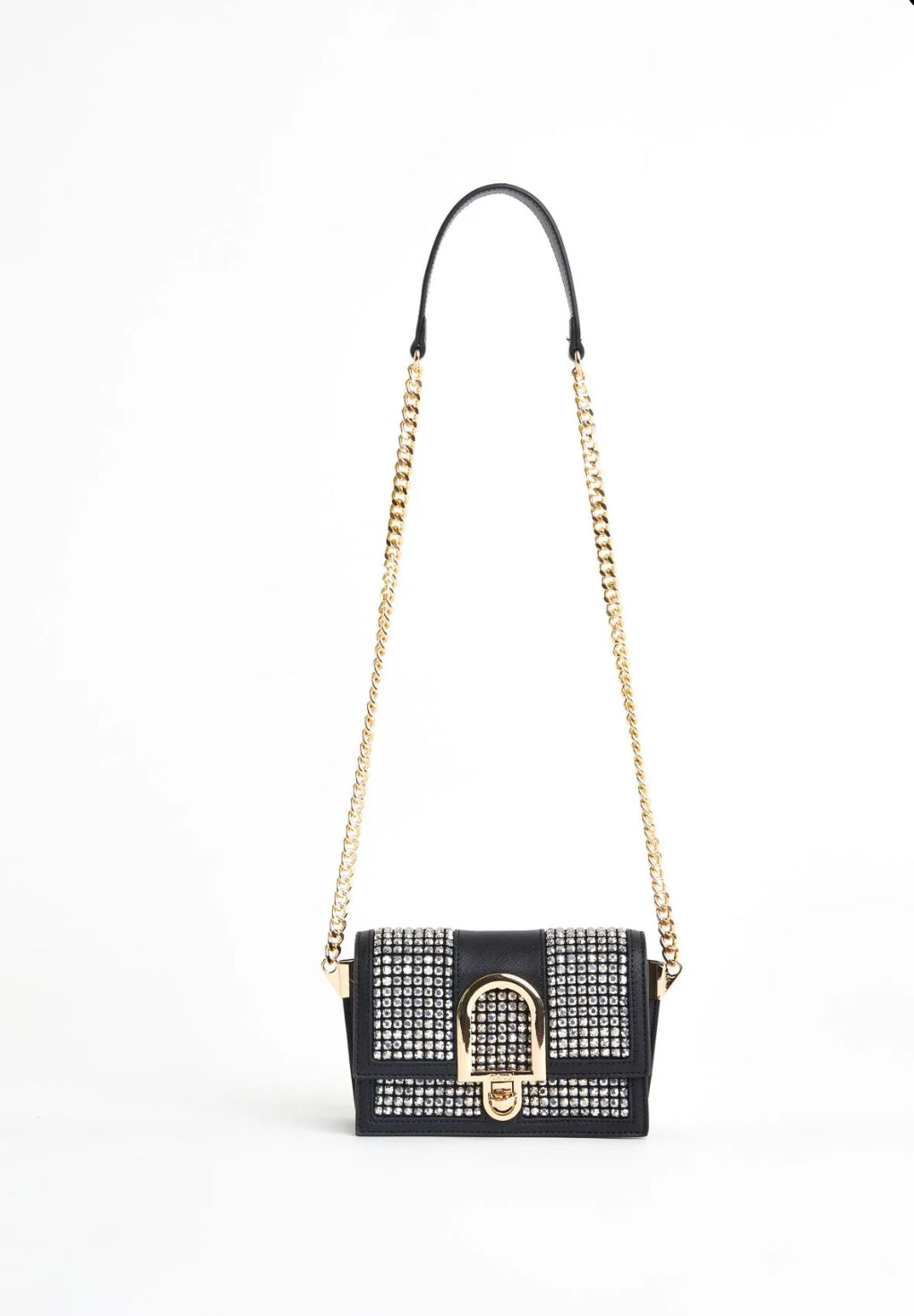 GAUDI MINI CROSSBODY BAG WITH RHINESTONES V4AE-11630