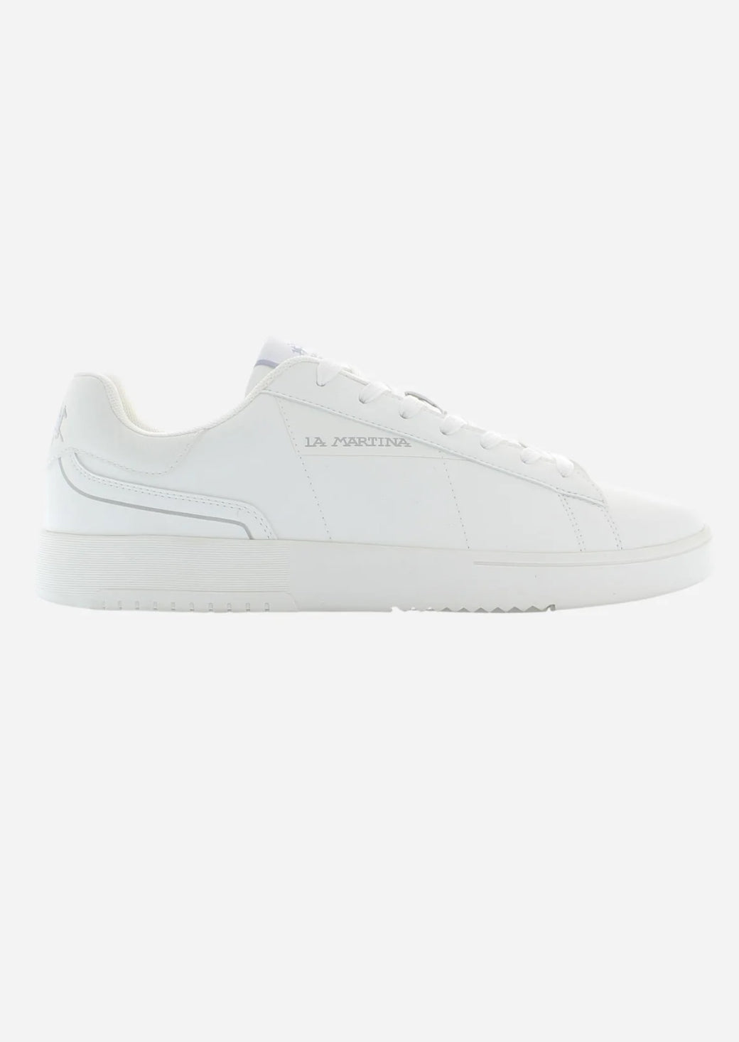 LA MARTINA Men’s Urban Leather Sneakers Total White LFM261.001.AOO.AO
