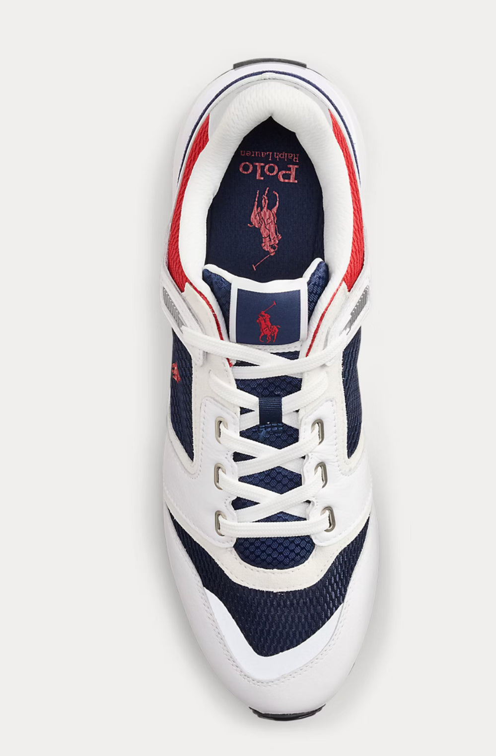 RALPH LAUREN Train 89 V2 Suede-Panelled Trainer
