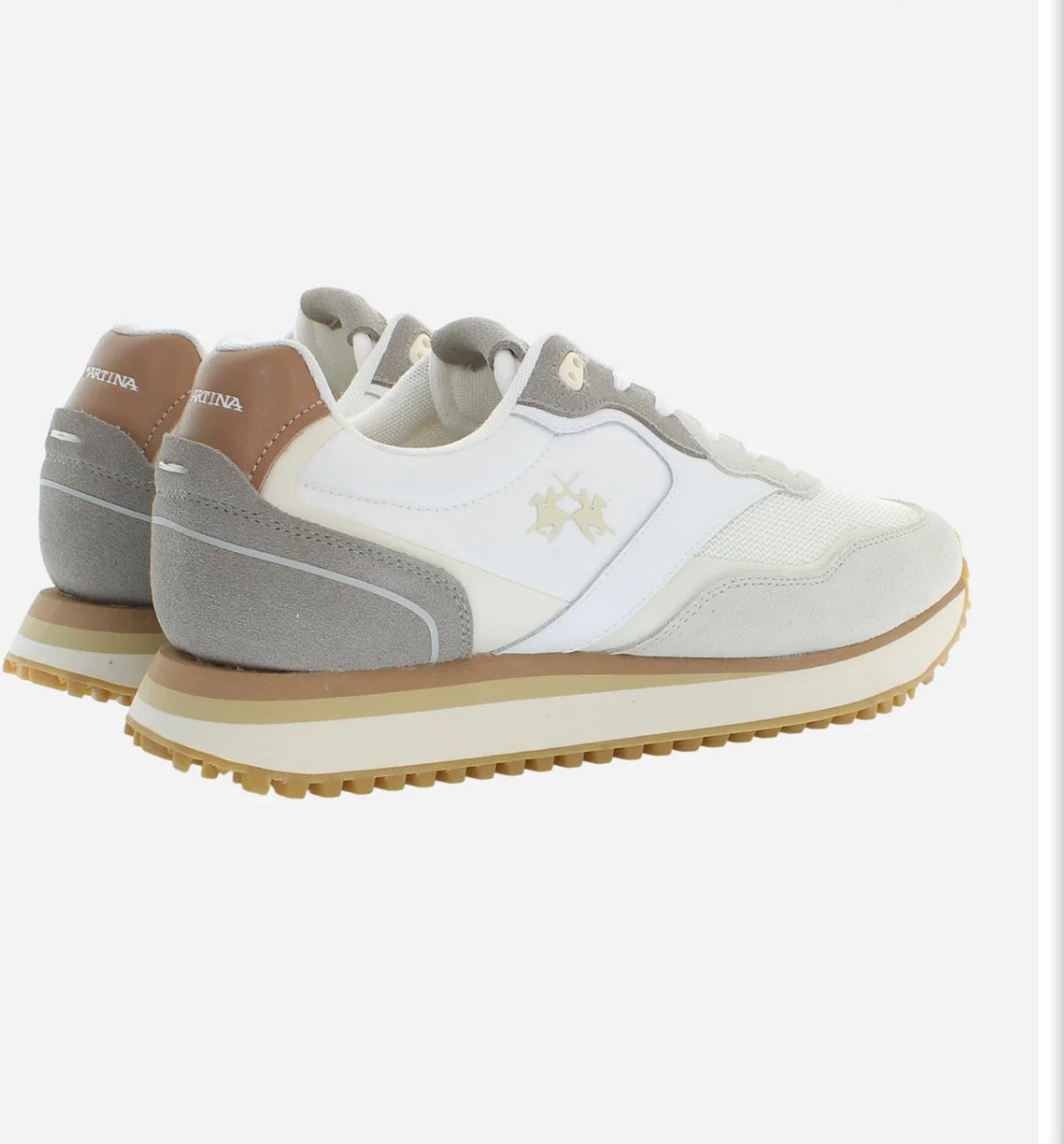 LA MARTINA Men’s suede and fabric sneakers - Lift LFM261.060.A60.E9
