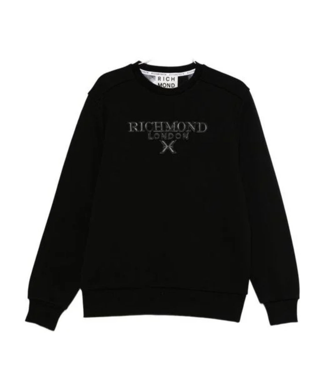 John Richmond X Logo-embroidered sweatshirt UMA25067FE