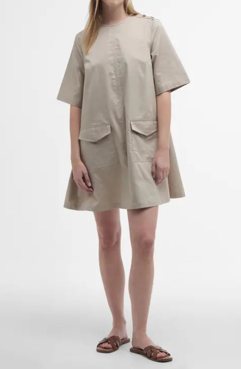 BARBOUR LUNA COTTON SWING MINIDRESS 50%