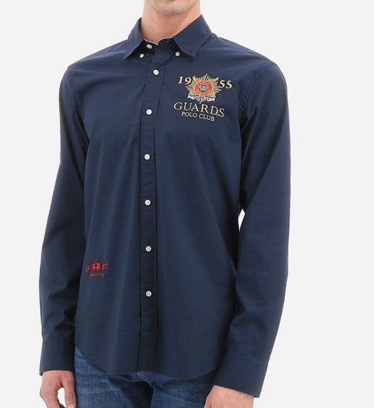 La Martina man Shirt Man Poplin Guards VMCG30