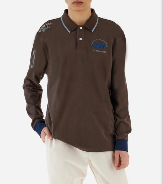 LA MARTINA Men’s polo shirt in soft-touch jersey Official Polo Supplier