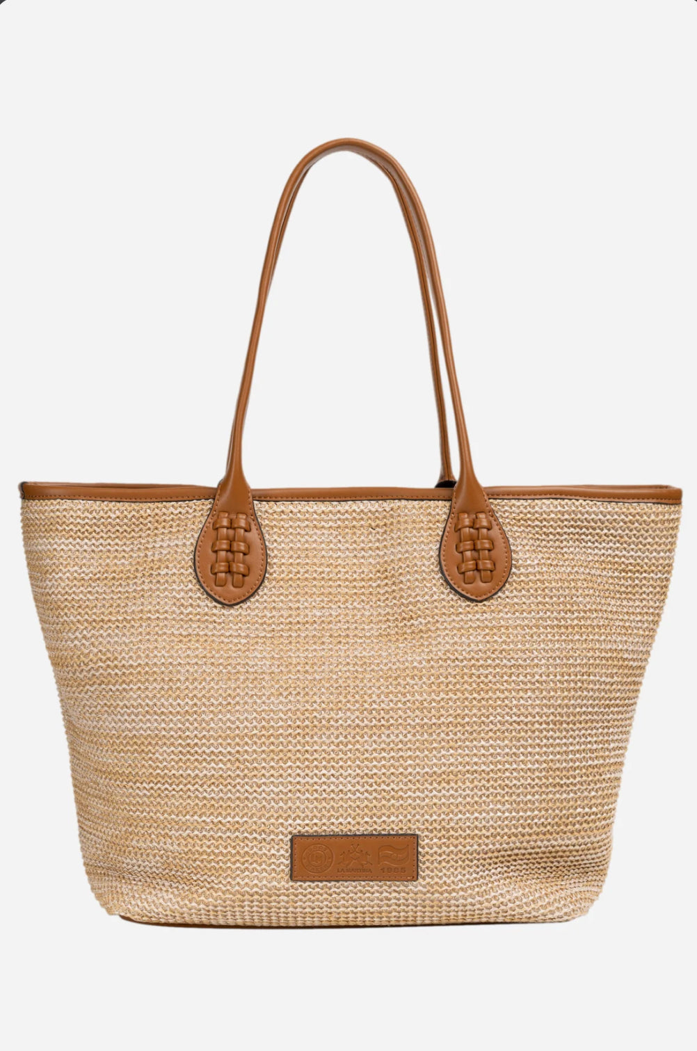 LA MARTINA RAFFIA SHOULDER BAG