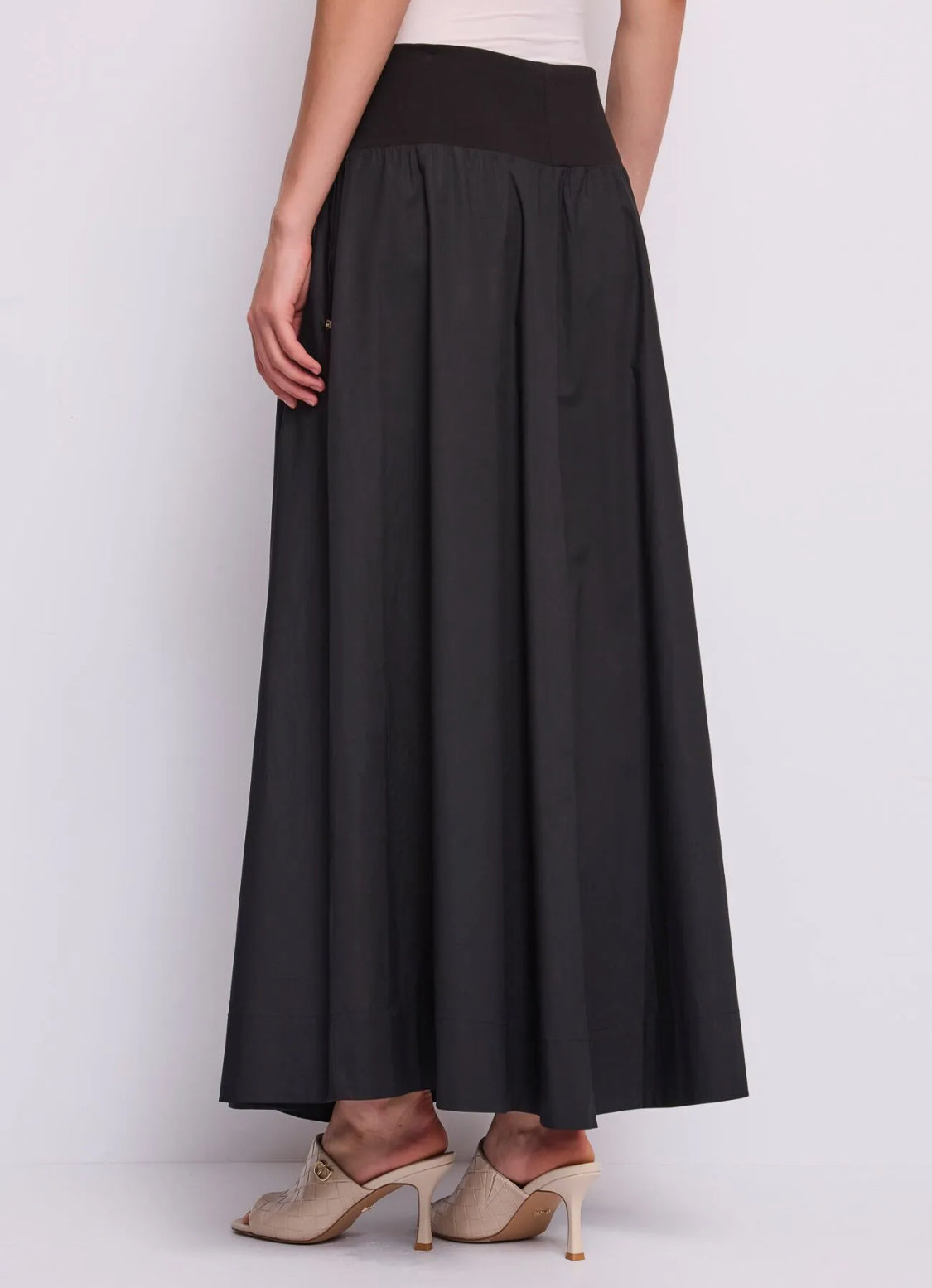 GAUDI black cotton skirt 611BD75004