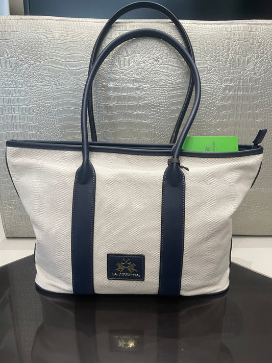 LA MARTINA WOMAN BAG HERITAGE BEIGE LMBA01064P