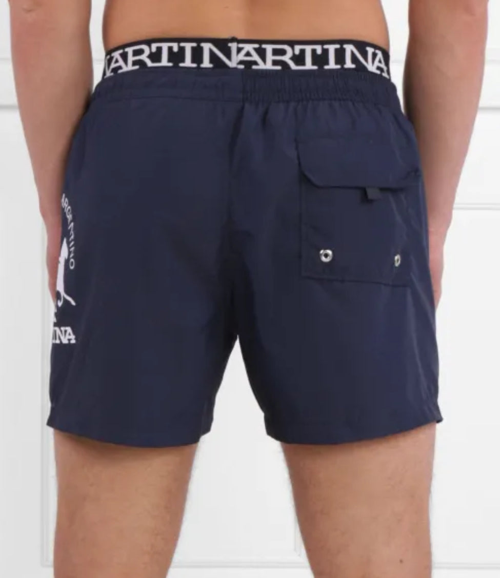 La Martina Swimming Suit White VMM300