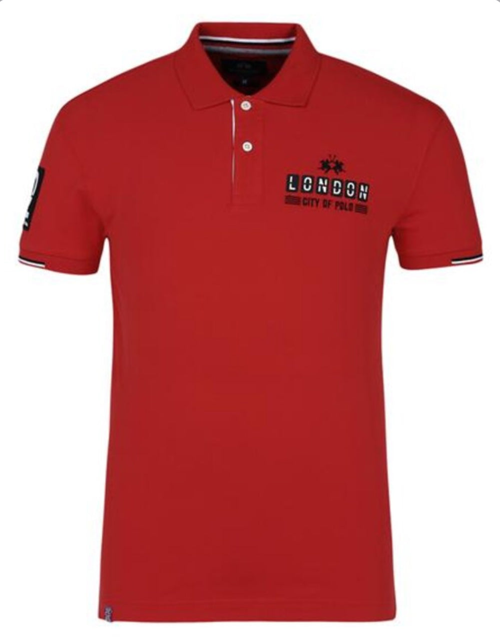 LA MARTINA Men’s polo piquet stretch LMP300
