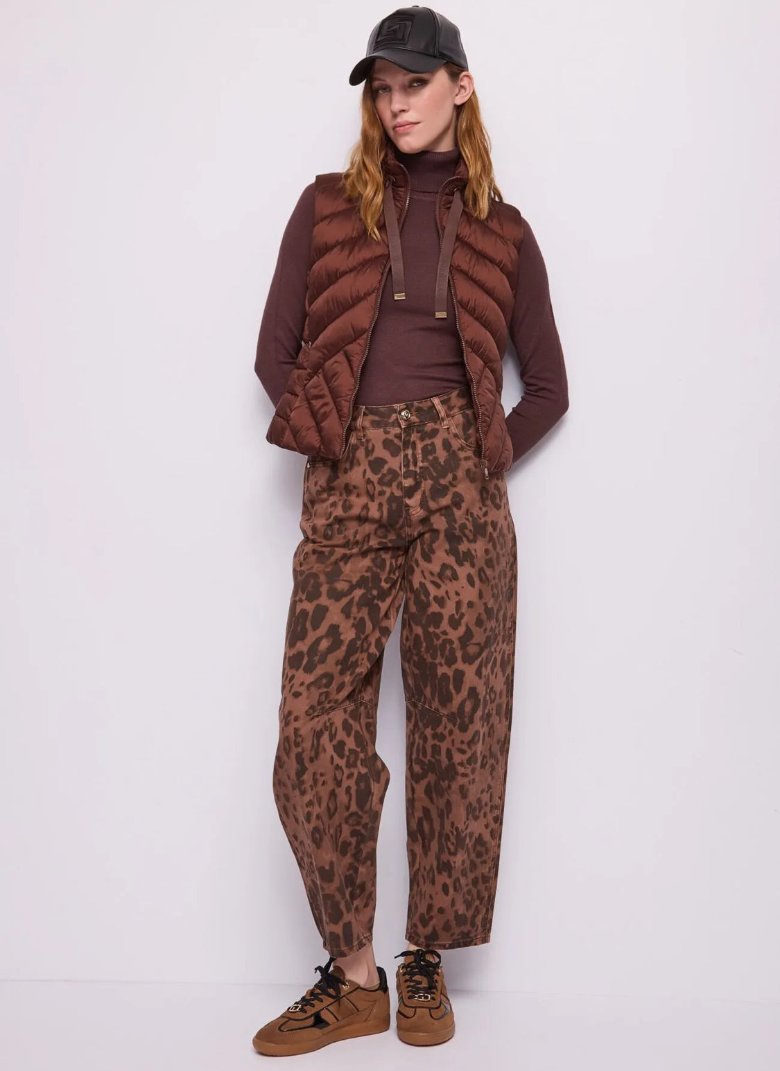 Gaudi  Women’s printed drill trousers 621BD25016