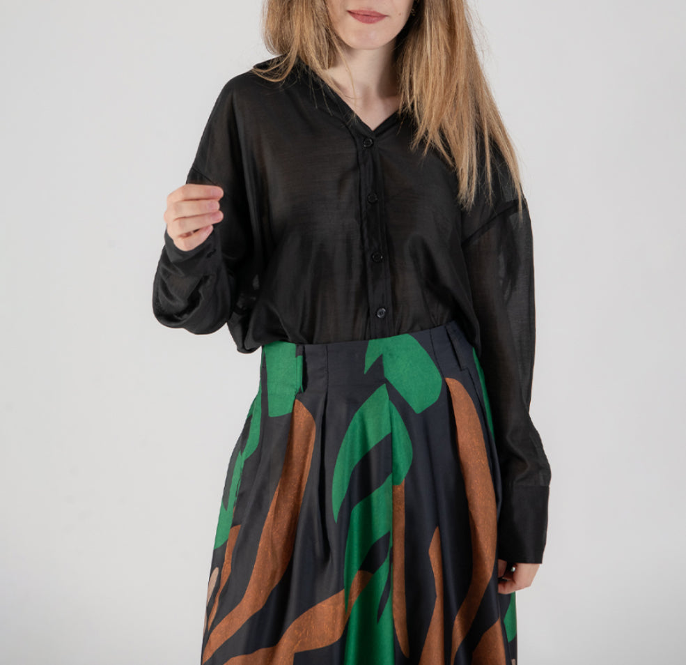 ANONYME TENCEL SHIRT BLACK