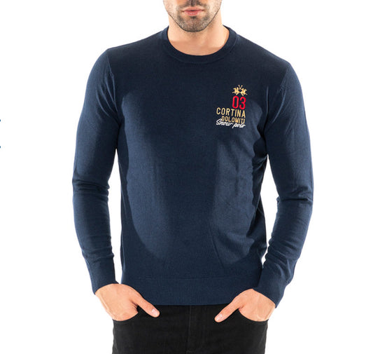 LA MARTINA MAN TRICOT CREW NECK LAMBSCOT QMS026