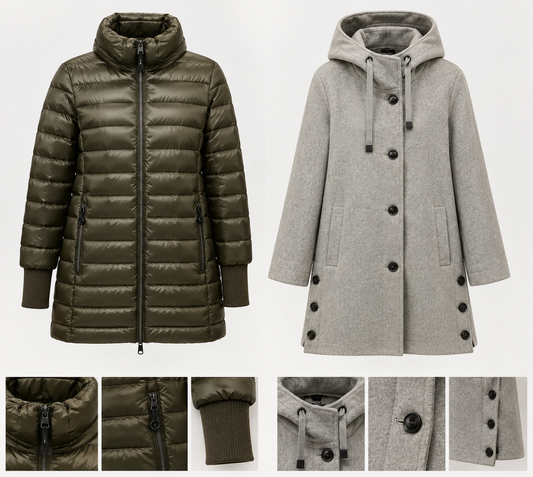 Sati LILIANA DOUBLE JACKET / FUR SA.058.23